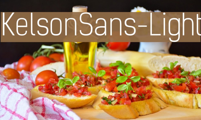 KelsonSans-Light Font examples