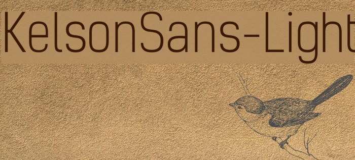 KelsonSans-Light Font examples