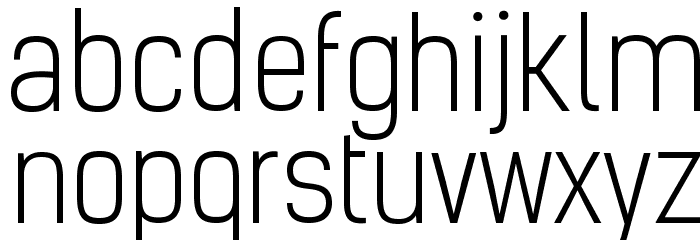 KelsonSans-Light Font LOWERCASE
