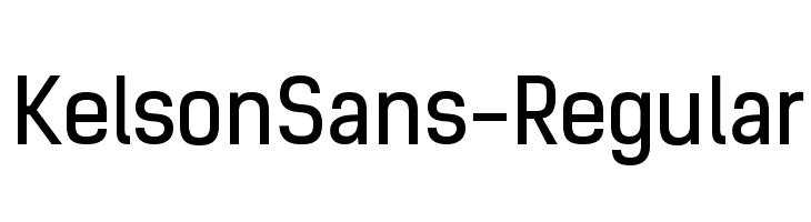 KelsonSans-Regular Font