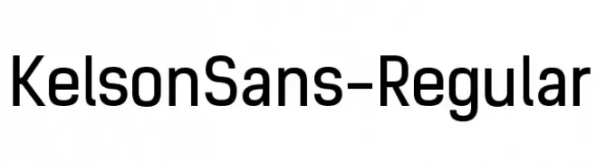 KelsonSans-Regular  Frei Schriftart Herunterladen