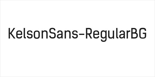 KelsonSans-RegularBG Logo