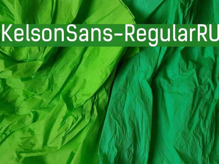 KelsonSans-RegularRU Font examples