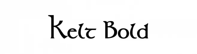 Kelt Bold  Frei Schriftart Herunterladen