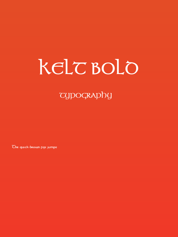 Kelt Bold Poster
