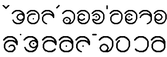 Keltic フォント 小文字