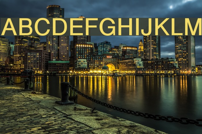Kelvetica Nobis Font examples