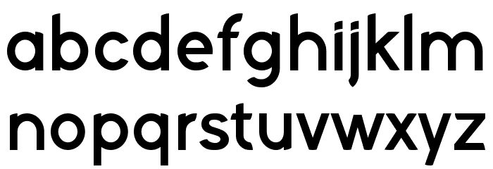 Kelvetica Font LOWERCASE