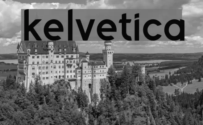Kelvetica  examples