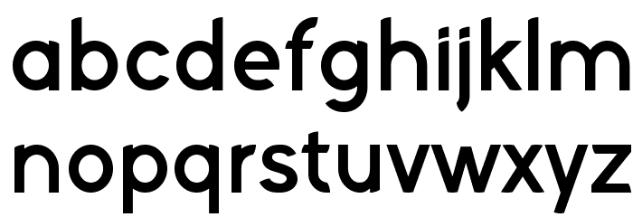 Kelvetica Font LOWERCASE