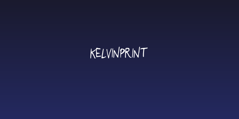 KelvinPrint Social Header