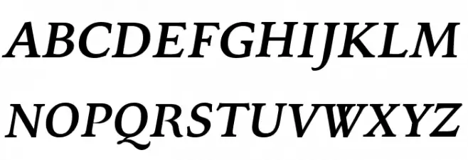 Kelvinch Bold Italic خط أحرف كبيرة