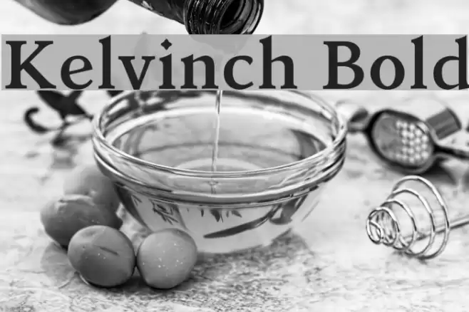Kelvinch Bold examples