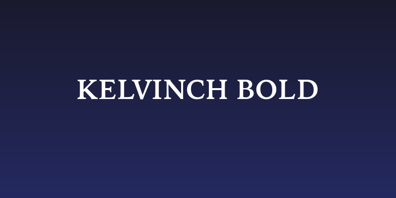 Kelvinch Bold Social Header