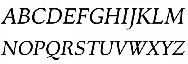 Kelvinch Italic Fuentes MAYÚSCULAS