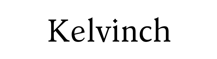 Kelvinch Font