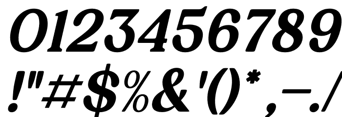 Kelvingi Rodrige Italic Font OTHER CHARS