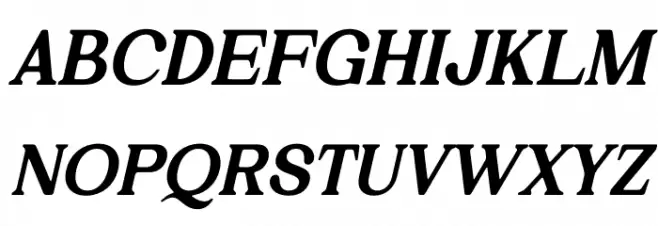 Kelvingi Rodrige Italic Polices MAJUSCULES