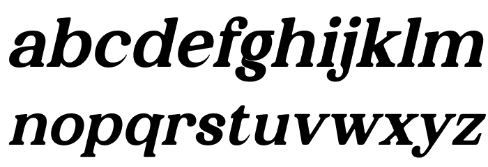 Kelvingi Rodrige Italic Font LOWERCASE