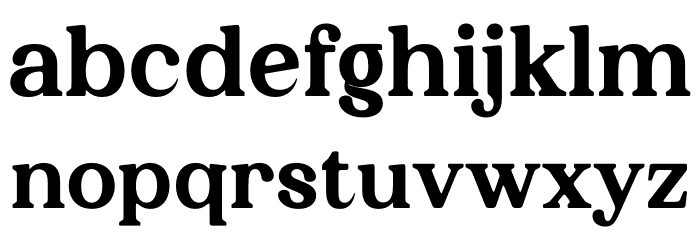 Kelvingi Rodrige Font LOWERCASE