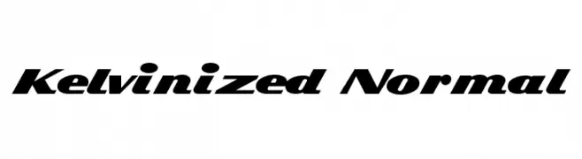 Kelvinized Normal  フリーフォントのダウンロード