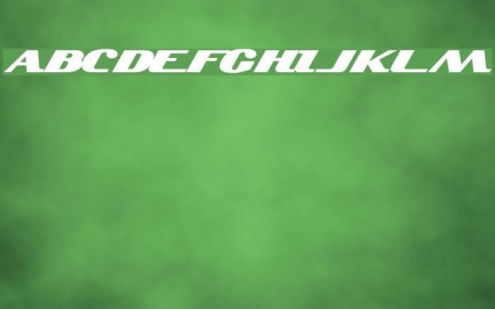 Kelvinized Normal Font examples