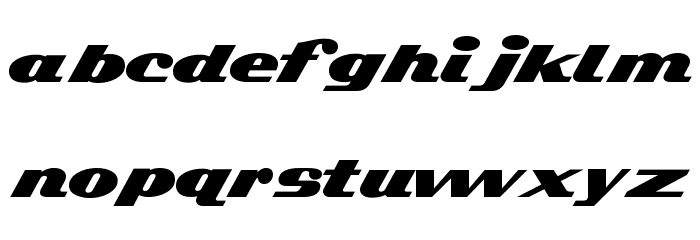 Kelvinized Normal Font LOWERCASE