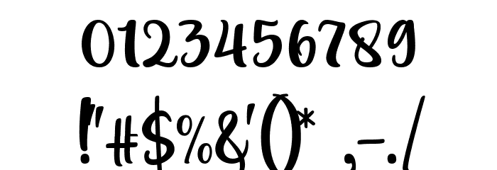 Kelya Font OTHER CHARS