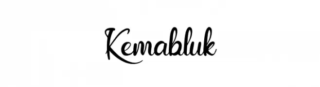 Kemabluk  नि: शुल्क फ़ॉन्ट्स डाउनलोड