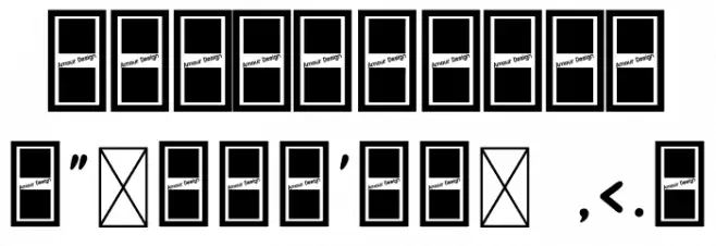 Kemabluk Font OTHER CHARS