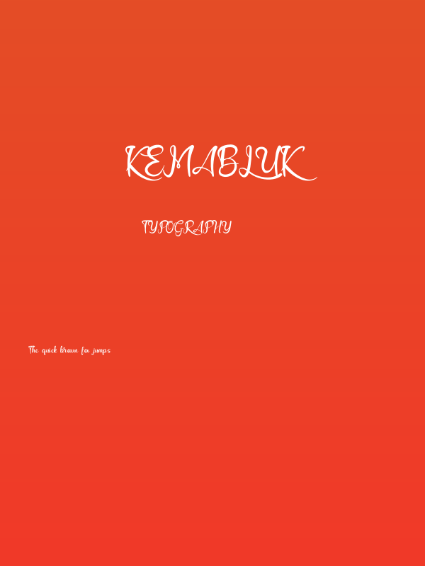 Kemabluk Poster