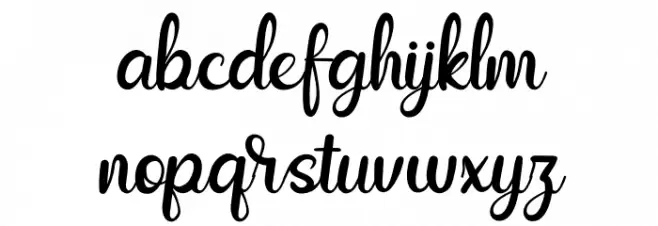 Kemabluk Font LOWERCASE