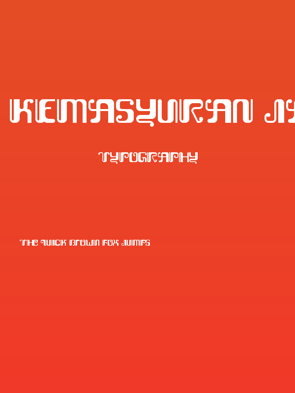 Kemasyuran Jawa Regular Poster