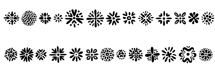 Kembang Font LOWERCASE