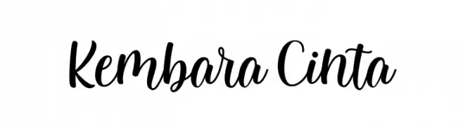 Kembara Cinta  Frei Schriftart Herunterladen
