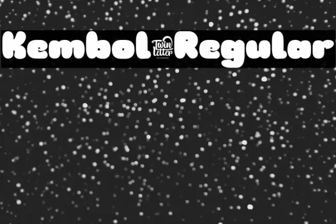 Kembol-Regular خط examples