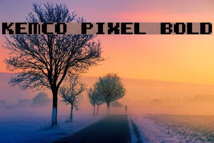 Kemco Pixel Bold फ़ॉन्ट examples