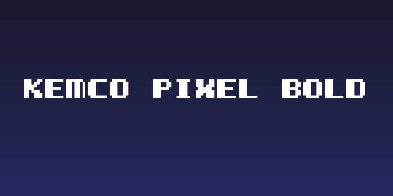 Kemco Pixel Bold Social Header