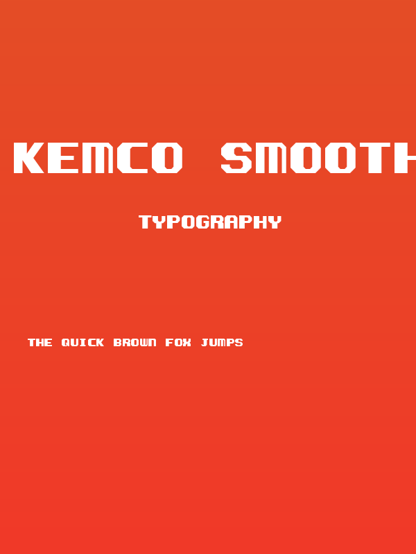 Kemco Smooth Bold Poster