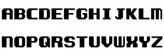 Kemco Smooth Bold 字体 小写