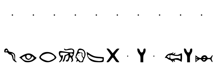 Kemetic_Alphabet_3.200_BCE Fonte OUTROS PERSONAGENS