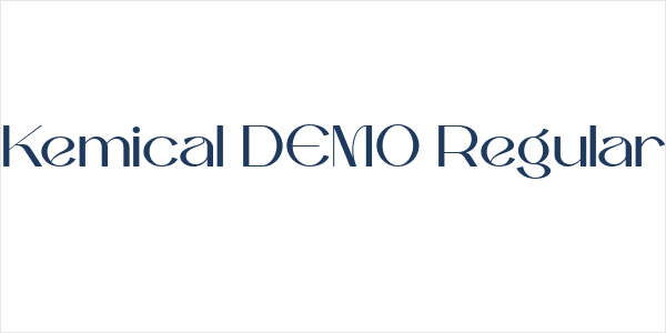 Kemical DEMO Regular Logo