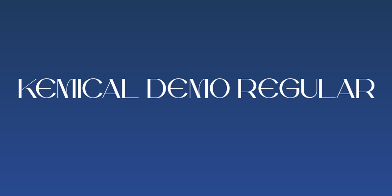 Kemical DEMO Regular Social Header