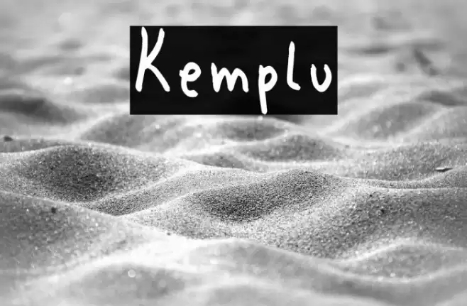 Kemplu Font examples