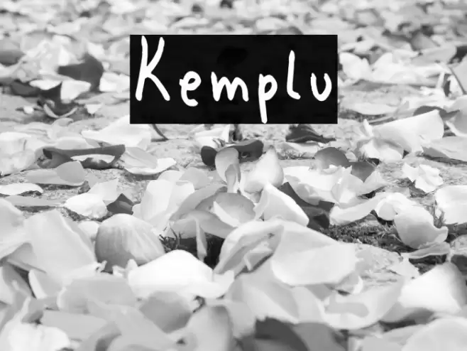 Kemplu Font examples