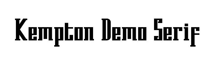 Kempton Demo Serif  لخطوط تنزيل