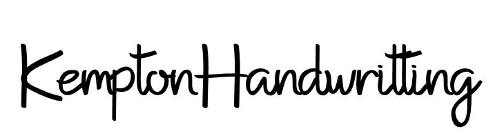 Kempton Handwritting Font