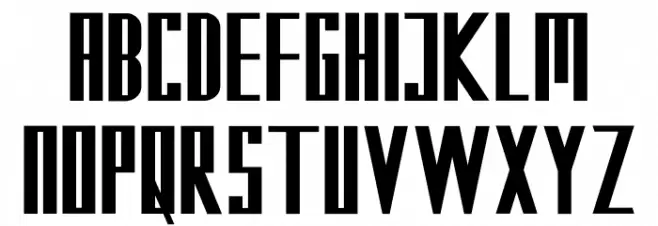 Kempton Sans Serif Шрифта ВЕРХНИЙ