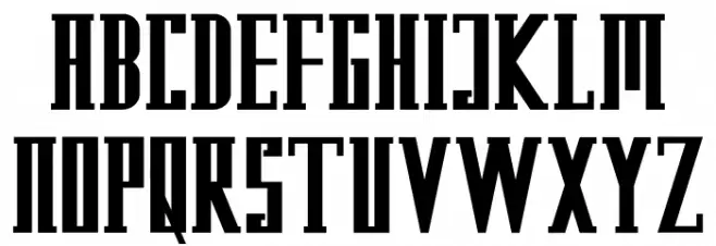 Kempton Serif Шрифта ВЕРХНИЙ