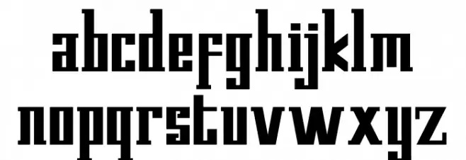 Kempton Serif फ़ॉन्ट लोअरकेस
